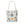 Chic Grey Floral Aop Tote - Durable Polyester - Dipaliz - Shopper Bags