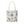 Chic Grey Floral Aop Tote - Durable Polyester - Dipaliz - Shopper Bags