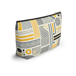 Stylish Grey Geometric Pattern Bags - Travel Organizer - Dipaliz