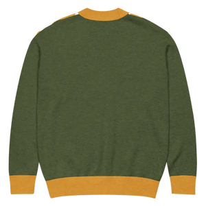 Retro Pattern Cardigan Yellow Orange Vintage Vibes Dipaliz - Cardigans