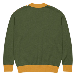 Retro Pattern Cardigan Yellow Orange Vintage Vibes Dipaliz - Cardigans