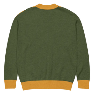 Retro Pattern Cardigan Yellow Orange Vintage Vibes Dipaliz - Cardigans