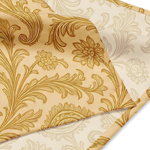 Yellow Paisley All-over Print Bandana - Recycled Polyester - Dipaliz - Bandanas & Headties