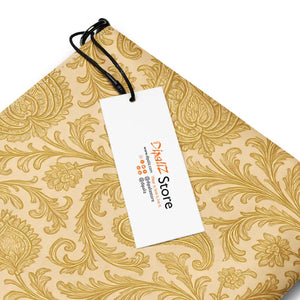 Yellow Paisley Crossbody Bag - Hands Free Style - Dipaliz - Cross Body Bags