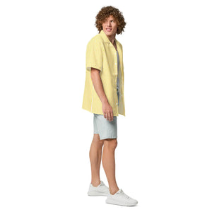 Yellow Stripes Button Shirt - Eco-friendly Summer Top - Dipaliz - Shirts