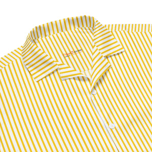 Yellow Stripes Button Shirt - Eco-friendly Summer Top - Dipaliz - Shirts