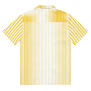 Yellow Stripes Button Shirt - Eco-friendly Summer Top - Dipaliz - Shirts