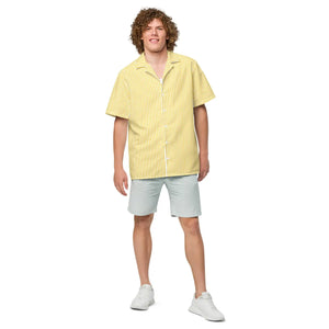 Yellow Stripes Button Shirt - Eco-friendly Summer Top - Dipaliz - Shirts