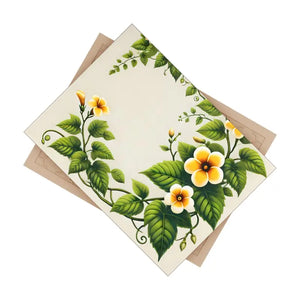 Ceramic Photo Tile Yellow Trumpet Flowers Wall Decor - Dipaliz - Tiles