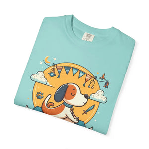 Soft Cotton Yoga Dog Lover Tee - Pet Owner Gift - Dipaliz - T-shirts
