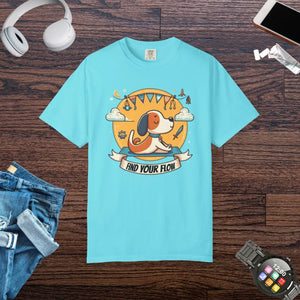 Soft Cotton Yoga Dog Lover Tee - Pet Owner Gift - Dipaliz - T-shirts