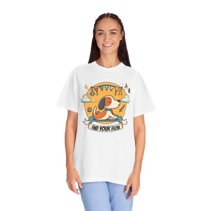 Soft Cotton Yoga Dog Lover Tee - Pet Owner Gift - Dipaliz - T-shirts