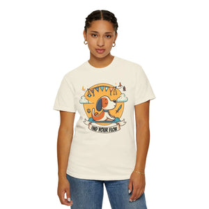 Soft Cotton Yoga Dog Lover Tee - Pet Owner Gift - Dipaliz - T-shirts