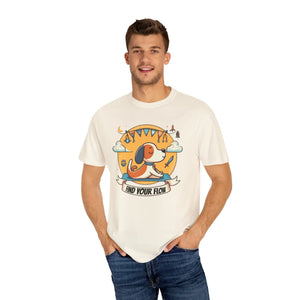Soft Cotton Yoga Dog Lover Tee - Pet Owner Gift - Dipaliz - T-shirts