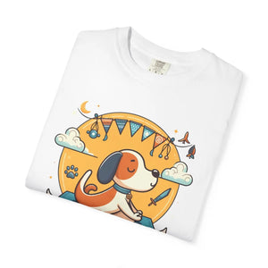 Soft Cotton Yoga Dog Lover Tee - Pet Owner Gift - Dipaliz - T-shirts