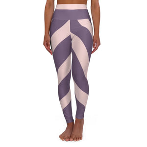 Purple Swirl Yoga Leggings - Hot Activewear - Dipaliz