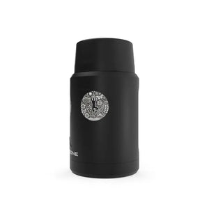 Insulated Food Storage Jar - Hot Cold Meals on the Go - Dipaliz - 16.9oz / Black - Thermoses