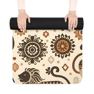 Vibrant Yoga Mat Anti-slip Rubber Microfiber Suede - Dipaliz - 24” x 70” - & Pilates Mats