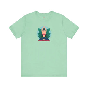 Soft Unisex Jersey Short Sleeve Tee Yoga Cotton - Dipaliz - T-shirts - s