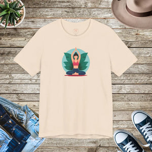 Soft Unisex Jersey Short Sleeve Tee Yoga Cotton - Dipaliz - T-shirts - s