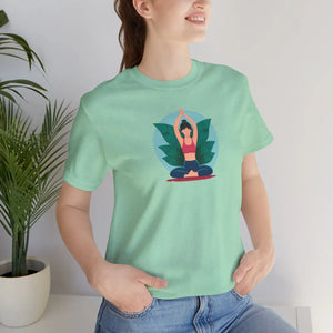 Soft Unisex Jersey Short Sleeve Tee Yoga Cotton - Dipaliz - T-shirts - s