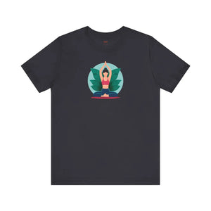 Soft Unisex Jersey Short Sleeve Tee Yoga Cotton - Dipaliz - T-shirts - s