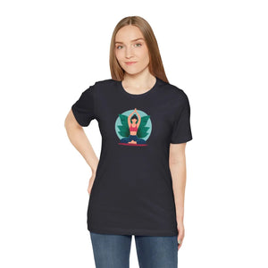 Soft Unisex Jersey Short Sleeve Tee Yoga Cotton - Dipaliz - T-shirts - s