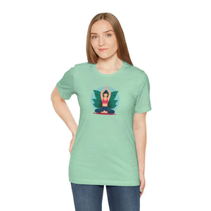 Soft Unisex Jersey Short Sleeve Tee Yoga Cotton - Dipaliz - T-shirts - s