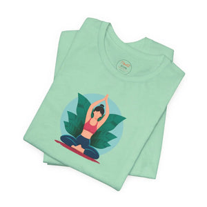 Soft Unisex Jersey Short Sleeve Tee Yoga Cotton - Dipaliz - T-shirts - s