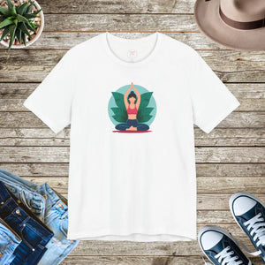 Soft Unisex Jersey Short Sleeve Tee Yoga Cotton - Dipaliz - T-shirts - s