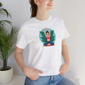 Soft Unisex Jersey Short Sleeve Tee Yoga Cotton - Dipaliz - T-shirts - s