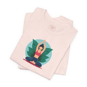 Soft Unisex Jersey Short Sleeve Tee Yoga Cotton - Dipaliz - T-shirts - s