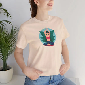 Soft Unisex Jersey Short Sleeve Tee Yoga Cotton - Dipaliz - T-shirts - s