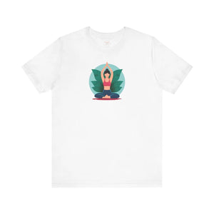 Soft Unisex Jersey Short Sleeve Tee Yoga Cotton - Dipaliz - T-shirts - s