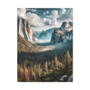 Yosemite Mountains Stretched – Lifelong Color - Dipaliz - Prints