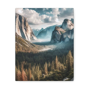 Yosemite Mountains Stretched – Lifelong Color - Dipaliz - Prints