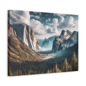 Yosemite Mountains Stretched – Lifelong Color - Dipaliz - Prints