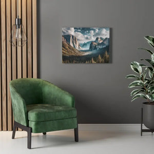 Yosemite Mountains Canvas Print Lifelong Color Guarantee Dipaliz - Prints