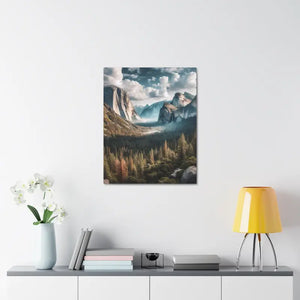 Yosemite Mountains Canvas Print Lifelong Color Guarantee Dipaliz - Prints