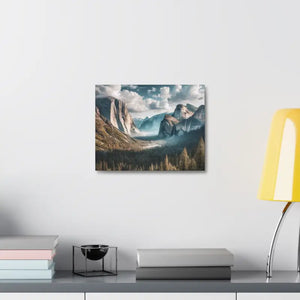 Yosemite Mountains Canvas Print Lifelong Color Guarantee Dipaliz - Prints