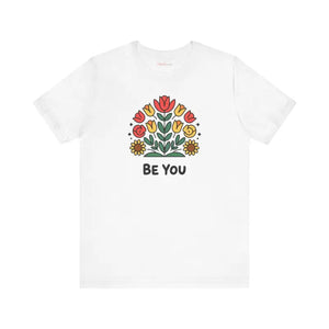 Floral T-shirt - be you Bloom with Flowers - Dipaliz - T-shirts