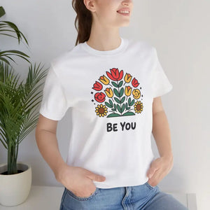 Floral T-shirt - be you Bloom with Flowers - Dipaliz - T-shirts