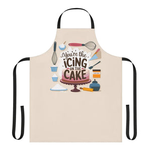 Chic Beige Apron - Kitchen Utensil Tie-back Closure - Dipaliz - Aprons