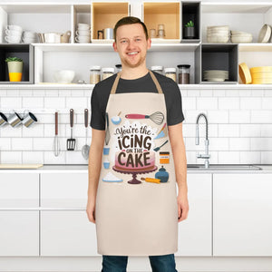 Chic Beige Apron - Kitchen Utensil Tie-back Closure - Dipaliz - Aprons