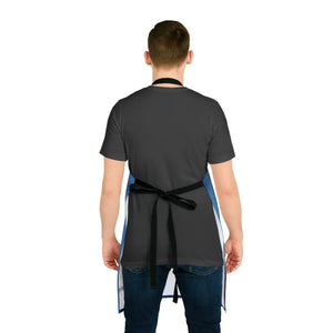 Stylish Cake Lover’s Apron - Blue Icing Design - Dipaliz - Aprons