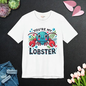 Lobster Unisex Jersey Short Sleeve Tee - Comfort Fit - Dipaliz - White / s - T-shirts