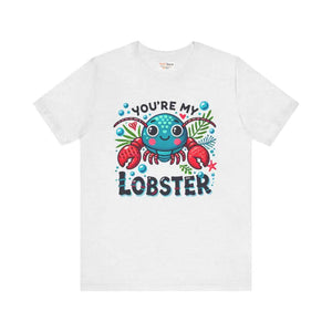 Lobster Unisex Jersey Short Sleeve Tee - Comfort Fit - Dipaliz - Ash / s - T-shirts