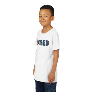 Youth ?Based’ Graphic Tee – Cool Sunglasses Design - T-shirts