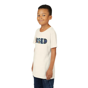 Youth ?Based’ Graphic Tee – Cool Sunglasses Design - T-shirts