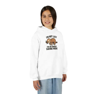 Kids Clothes - Youth Energy Saving Mode Hoodie Ultra Soft Sloth Squad - Dipaliz